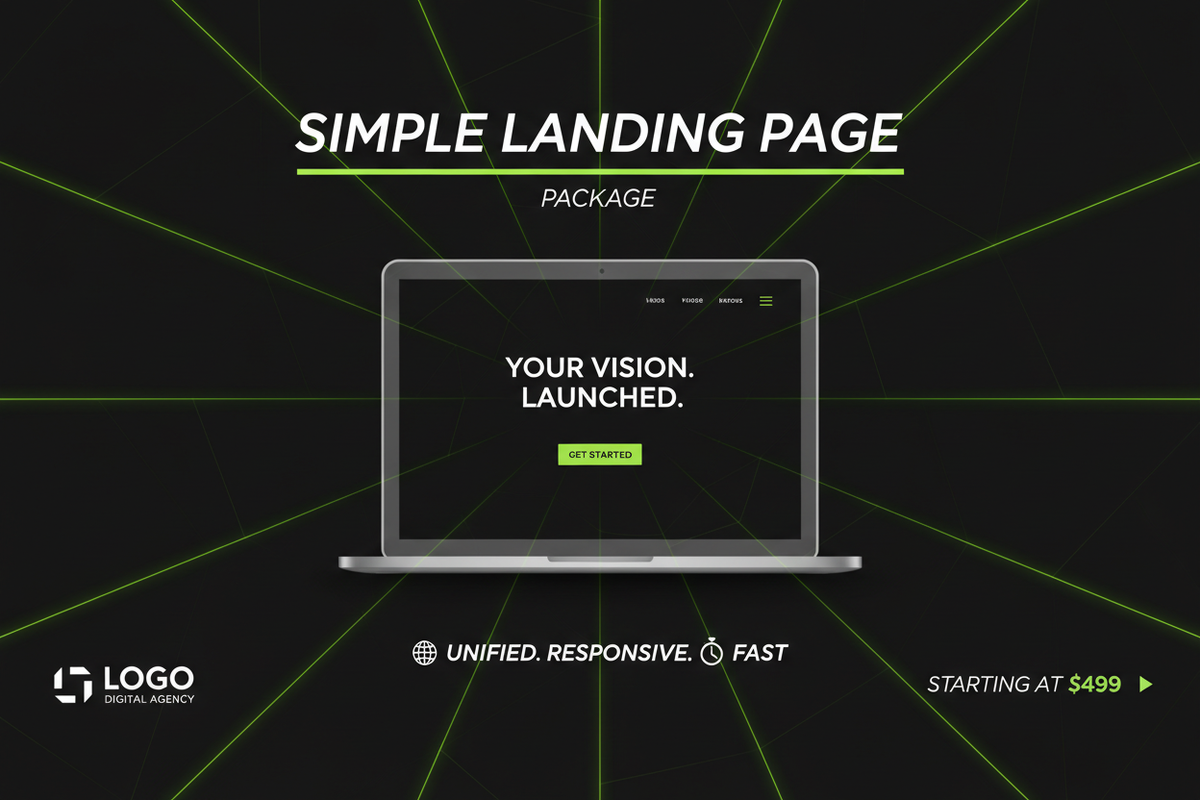 Simple Landing Page - Technoallogy X